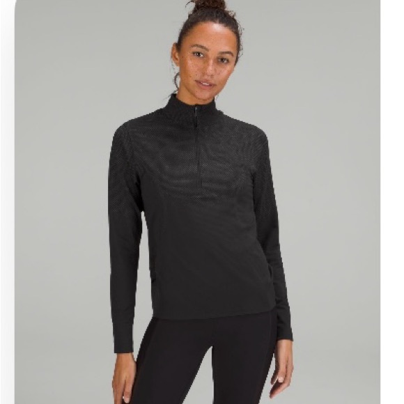 Lululemon Swiftly Relaxed Half Zip Black 6 - Picture 1 of 6